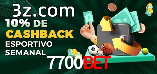 10% de bônus de cashback na 7700BET